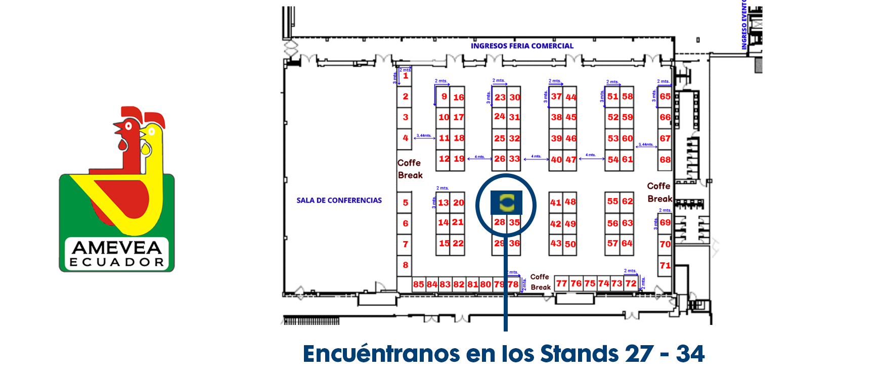 Stands 27 y 34